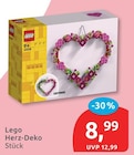 Herz-Deko von Lego im aktuellen budni Prospekt