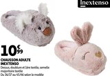 CHAUSSON ADULTE - IN EXTENSO en promo chez Auchan Hypermarché CHAUSSON ADULTE - IN EXTENSO dans le catalogue Auchan Hypermarché