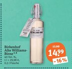 Alte Williams-Birne von Birkenhof für 14,99 € bei tegut im Angebot Alte Williams-Birne von Birkenhof im aktuellen tegut Prospekt