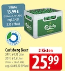 Carlsberg Beer bei famila Nordost im Klamp Prospekt für 13,99 €