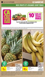 Prix et réduction Banane dans le prospectus Intermarché Super en cours Offre Banane dans le catalogue Intermarché Super du moment à la page 6