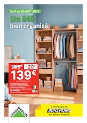 Prospectus Bricolage LEROY MERLIN en cours à Fossés et alentours, "Un été bien organisé", 4 pages, 05/08/2026 - 25/08/2026 Catalogue Bricolage LEROY MERLIN en cours à Fossés et alentours, "Un été bien organisé", 4 pages, 05/08/2026 - 25/08/2026