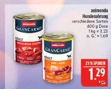GranCarno Adult Hundenahrung Angebote von animonda bei Marktkauf Schwabach für 1,29 €