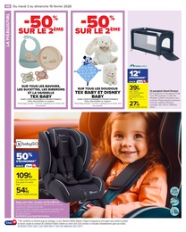 Prix et réduction Bébé dans le prospectus Carrefour Market en cours Offre Bébé dans le catalogue Carrefour Market du moment à la page 50
