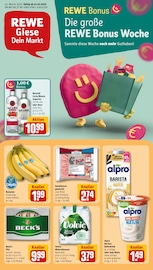 Aktueller REWE Prospekt mit Bananen, "Dein Markt", Seite 1