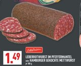 Leberrotwurst im Pfeffermantel Angebote bei Marktkauf Arnsberg für 1,49 €