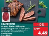 Argent. Rinder-Hüftsteak bei Kaufland im Prospekt "" für 4,49 €