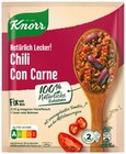 Fix Bolognese Typisch Italienisch! oder Fix Natürlich lecker! Chili con Carne Angebote von Knorr bei REWE Göttingen für 0,49 €