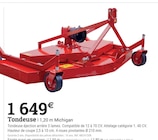 Tondeuse l 1,20 m michigan à Espace Emeraude dans Grâces