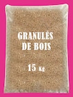 Granules de bois - sac de 15kg en promo chez Intermarché Super Mérignac à 4,99 €