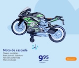 Moto de cascade en promo chez Action Levallois-Perret à 9,95 €