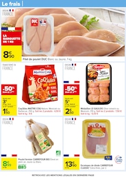 Prix et réduction Filet De Poulet dans le prospectus Carrefour en cours Offre Filet De Poulet dans le catalogue Carrefour du moment à la page 38