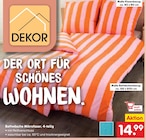 Bettwäsche Mikrofaser, 4-teilig Angebote von DEKOR bei Netto Marken-Discount Herford für 14,99 €