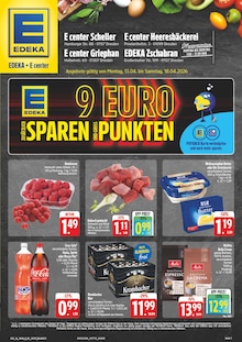 E center Prospekt der Woche "Wir lieben Lebensmittel!" Seite 1, 13.04.2026 bis 18.04.2026 für Dresden Aktueller E center Prospekt "Wir lieben Lebensmittel!" Seite 1 von 30 Seiten für Dresden