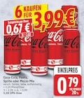 Coca-Cola, Fanta, Sprite oder Mezzo Mix für 0,79 € bei EDEKA im Angebot Coca-Cola, Fanta, Sprite oder Mezzo Mix im aktuellen EDEKA Prospekt