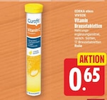 Vitamin Brausetabletten von EDEKA elkos VIVIDE für 0,65 € bei E center im Angebot Vitamin Brausetabletten von EDEKA elkos VIVIDE im aktuellen E center Prospekt