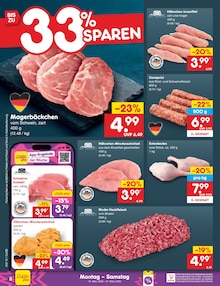 Fleisch im aktuellen Netto Marken-Discount Prospekt (Leipzig) Fleisch im Netto Marken-Discount Prospekt "Aktuelle Angebote" mit 64 Seiten (Leipzig)
