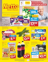 Waschmittel Angebot im aktuellen Netto Marken-Discount Prospekt auf Seite 1