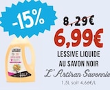 Lessive liquide au savon noir - Naturalia à Saint-Médard-en-Jalles Lessive liquide au savon noir en promo chez Naturalia Saint-Médard-en-Jalles à 6,99 €