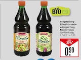 Altmeister weinwürziger Essig, Kräuter-Essig oder Bio-Essig Angebote von Hengstenberg bei Marktkauf Freiburg für 0,99 €