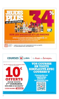 Catalogue Super U de la semaine "Super U" avec 2 pages, valide du 21/10/2025 au 02/11/2025 pour Lacanau et alentours Prospectus Super U de la semaine "Super U" avec 2 pages, valide du 21/10/2025 au 02/11/2025 pour Lacanau et alentours