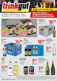 Trinkgut Prospekt für Burgheim: "Aktuelle Angebote", 4 Seiten, 20.04.2026 - 25.04.2026