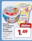 Quark Genuss Erdbeere von Exquisa für 1,49 € bei combi im Angebot Quark Genuss Erdbeere von Exquisa im aktuellen combi Prospekt