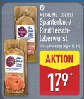 Aktuelles Spanferkel-Leberwurst Angebot bei ALDI Nord in Chemnitz ab 1,79 €