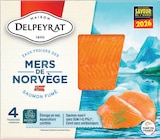 Le saumon fumé Norvège - DELPEYRAT en promo chez Intermarché Super Besançon à 3,96 €