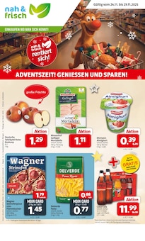 Aktueller nah&frisch Prospekt "DER MARKT FÜR GUTES ESSEN UND TRINKEN" Seite 1 von 9 Seiten