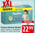 Pampers Maxipack Windeln Angebote von Pampers bei E center Reutlingen für 22,99 €