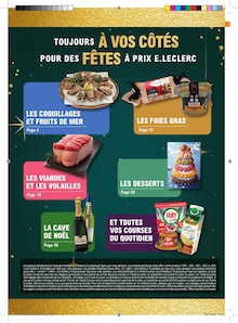 Prospectus E.Leclerc à Périgueux, "UN RÉVEILLON GOURMAND à prix E.Leclerc", 64 pages de promos valables du 17/12/2024 au 31/12/2024