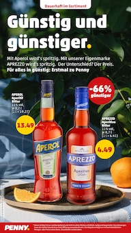 Aperol im Penny Prospekt "Wer günstig will, muss Penny." mit 36 Seiten (Bremen)