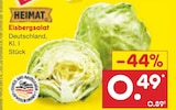 Eisbergsalat bei Netto Marken-Discount im Prospekt "" für 0,49 €