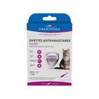 Promo Soin Chat - Francodex Pipettes antiparasitaire Icaridine -  4 x 1 ml à 16,50 € dans le catalogue Médor et Compagnie à Vandœuvre-lès-Nancy