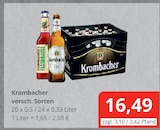 Krombacher im Angebot bei Getränkefachmarkt Rausch in Wetzlar Krombacher Angebote bei Getränkefachmarkt Rausch Wetzlar für 16,49 €