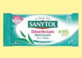 Lingettes desinfectantes multi-usages(A) - SANYTOL en promo chez Super U Aix-les-Bains à 1,18 €