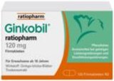 Neue Apotheke - Ginkobil® ratiopharm 120 mg Filmtabletten Angebot im Prospekt Ginkobil® ratiopharm 120 mg Filmtabletten bei Neue Apotheke im Prospekt "" für 55,00 €