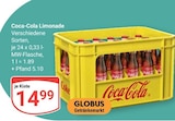 Aktuelle Coca Cola Angebote bei GLOBUS in Völklingen Aktuelles Coca-Cola Limonade Angebot bei GLOBUS in Völklingen ab 14,99 €