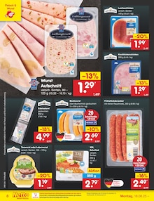 Wurst im Netto Marken-Discount Prospekt "Aktuelle Angebote" mit 65 Seiten (Cottbus)