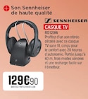 Casque tv - SENNHEISER en promo chez Extra Hyères à 129,90 €