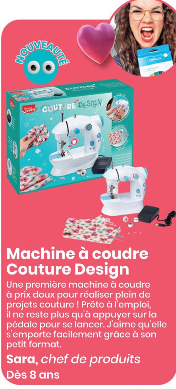 Kit couture machine à coudre pour enfant sur jouéclub.fr