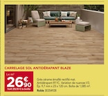 Carrelage sol antidérapant blaze en promo chez Gedimat Carrelage sol antidérapant blaze dans le catalogue Gedimat
