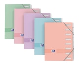 Oxford Color Life Pastel - Trieur 8 positions -  A4 - Disponible en différentes couleurs - Oxford dans le catalogue Bureau Vallée