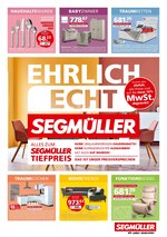 Segmüller Prospekt für Jülich mit 10 Seiten Segmüller Prospekt für Jülich: "Segmüller - Ehrlich Echt Segmüller", 10 Seiten, 27.06.2020 - 13.07.2020