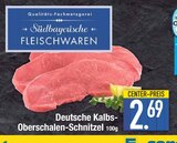 Deutsche Kalbs-Oberschalen-Schnitzel von Südbayerische Fleischwaren im aktuellen EDEKA Prospekt für 2,69 €