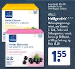 Heiße Zitrone mit Vitamin C und Zink im Angebot bei ALDI SÜD in Kirchheim Heiße Zitrone mit Vitamin C und Zink Angebote von Vitalis bei ALDI SÜD Kirchheim für 1,55 €