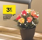 Promo La composition de 9 rosettes gypsophiles à 3,99 € dans le catalogue Centrakor "TOUSSAINT"