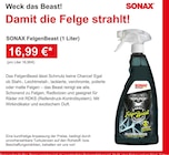 AutoCrew - SONAX FelgenBeast (1 Liter) Angebot im Prospekt SONAX FelgenBeast (1 Liter) bei AutoCrew im Prospekt "" für 16,99 €