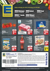 Coca Cola im EDEKA Prospekt in Würzburg Aktueller EDEKA Prospekt mit Coca Cola, "Wir lieben Lebensmittel!", Seite 1